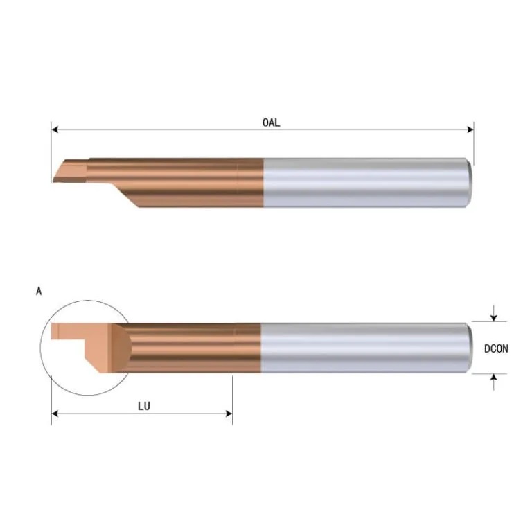 Cylindrical object technical drawing